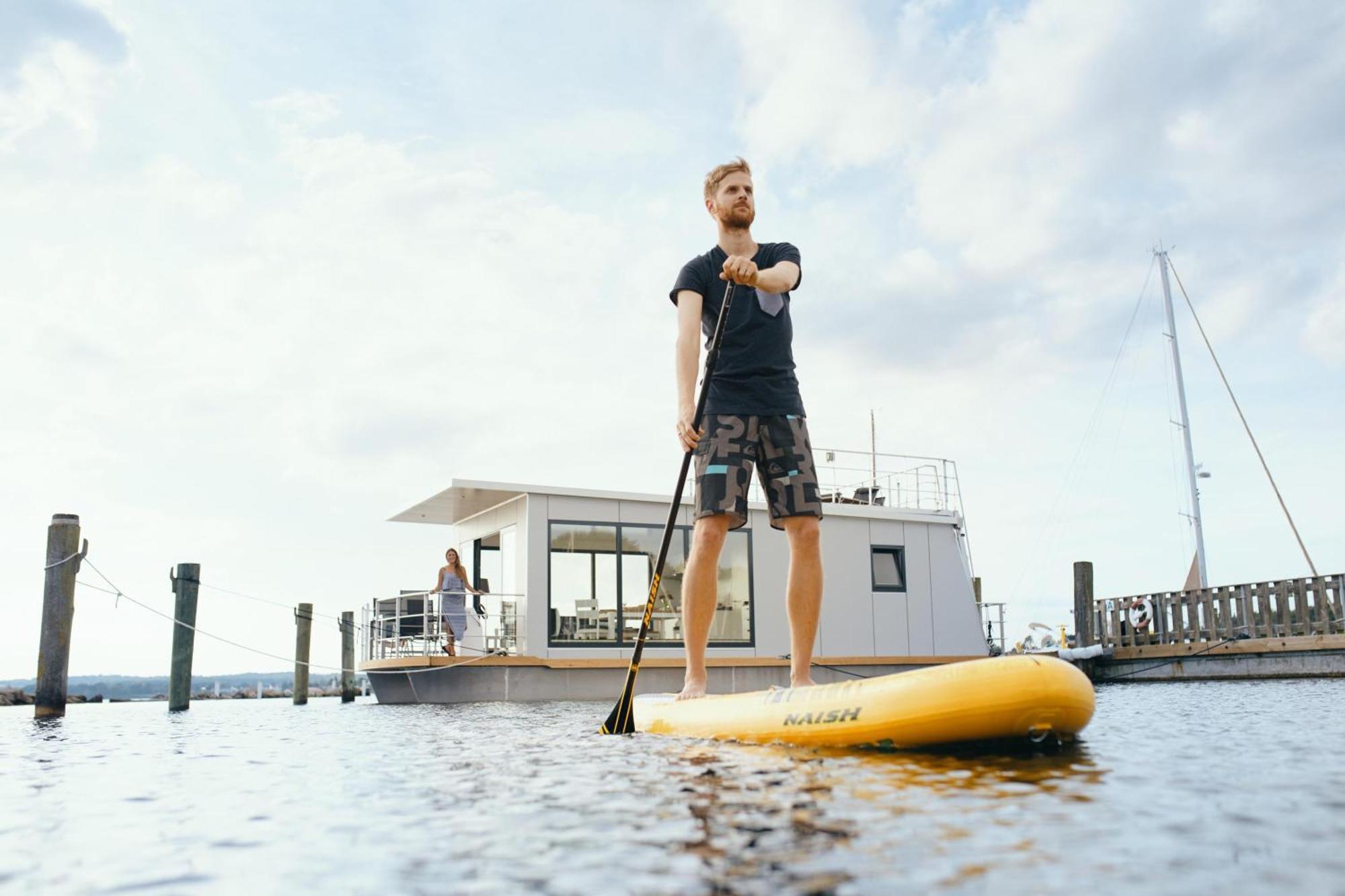 Vila Hausboot Well - Husbad Well Rendbjerg Exteriér fotografie