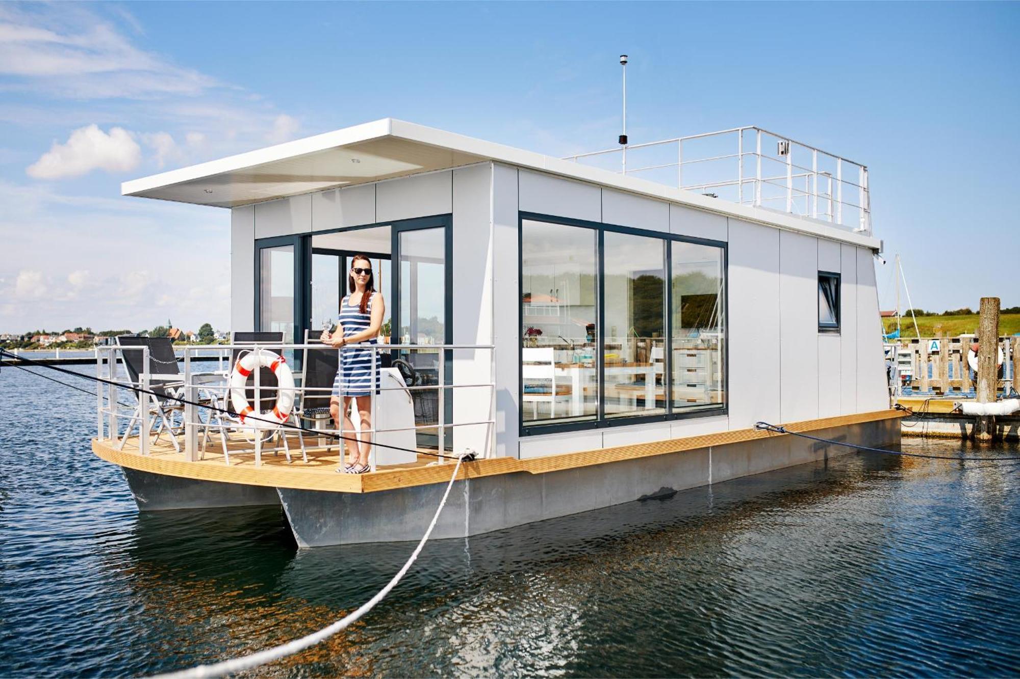 Vila Hausboot Well - Husbad Well Rendbjerg Exteriér fotografie